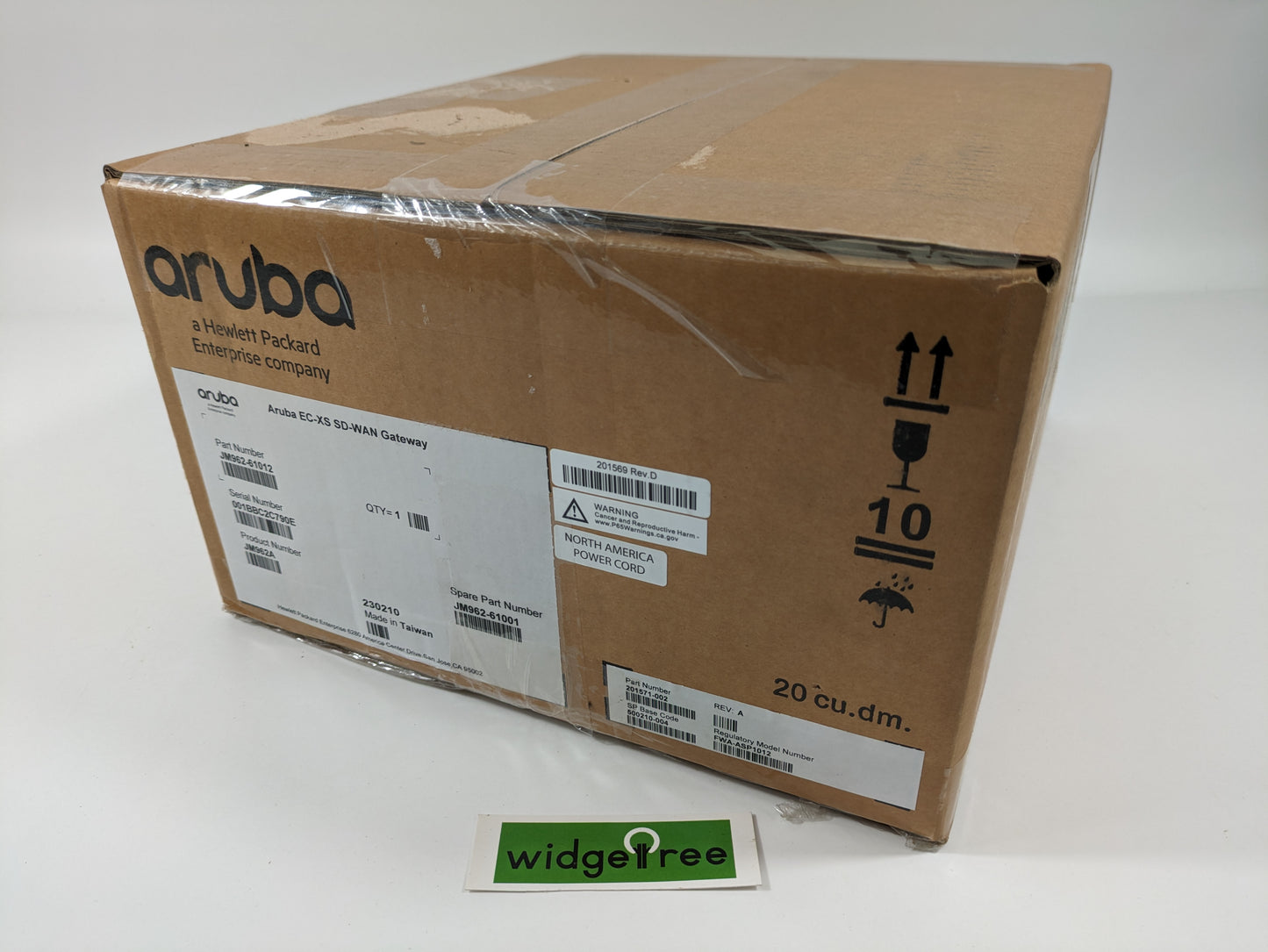 Aruba Unity EdgeConnect XS SD-WAN Gateway Device - JM962A /  Used