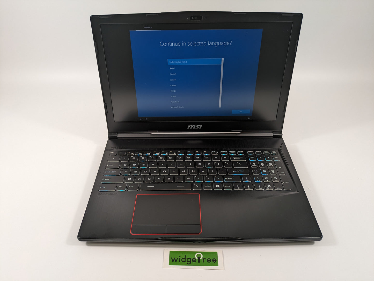 MSI GE63 Raider 15.6" i7 16GB 128GB+1TB SSHD Laptop - GE63 Raider RGB 8RE-012US /  Used