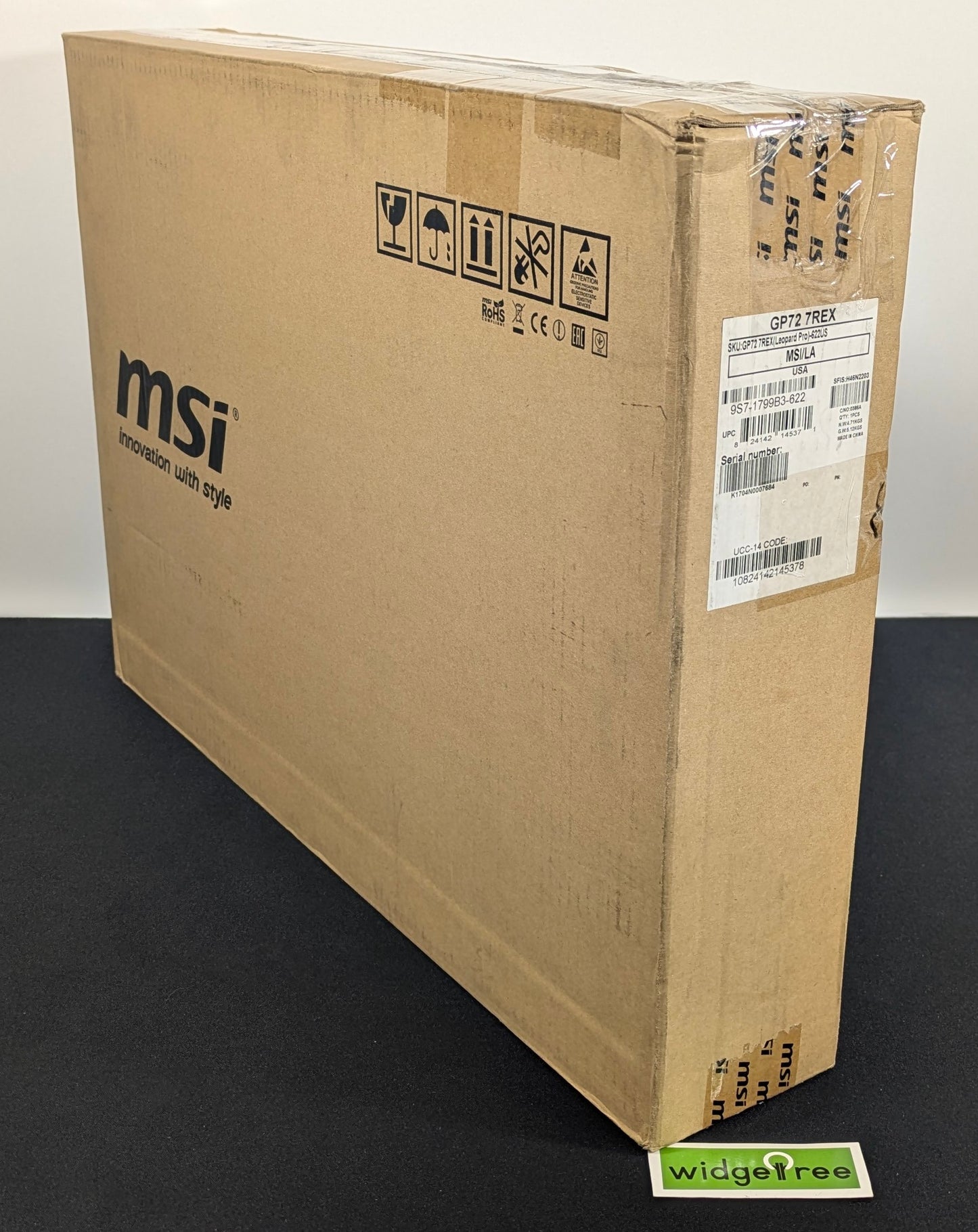 MSI GP72X 7REX (Leopard Pro)-622US 17.3" i7 16G 256G/1T Laptop - 9S7-1799B3-622 /  Used