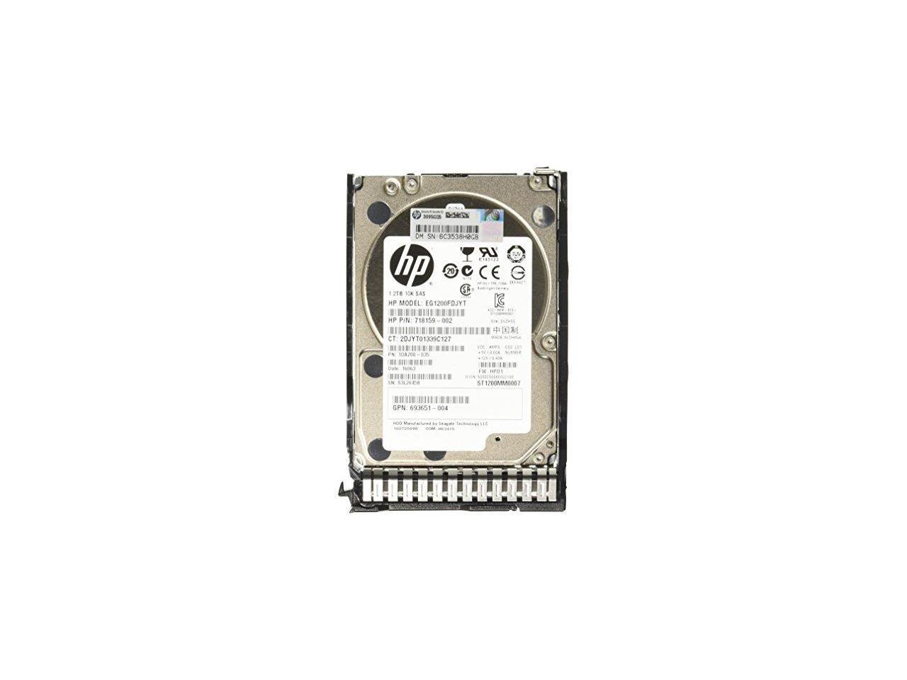 HP 2.5" 1.2TB SFF SAS Internal Hard Drive - 718162-B21 Used