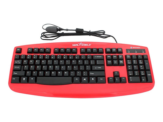 Seal Shield Seal Storm Medical Grade Keyboard - STK503RED /  New