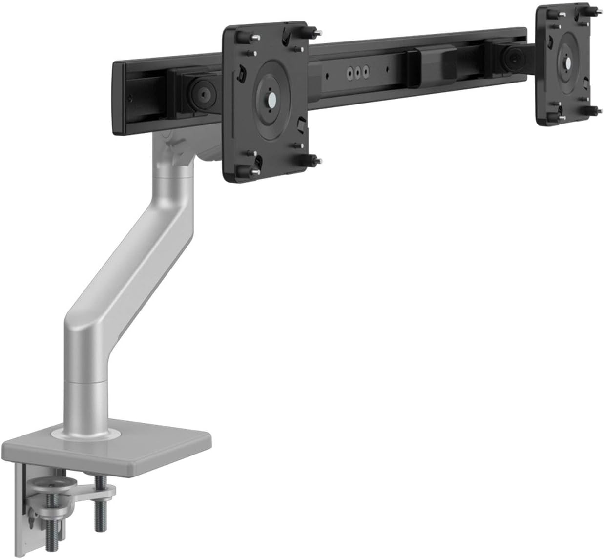 Humanscale M8.1 Dual Monitor Clamp Mount - M81CMSB2B /  New