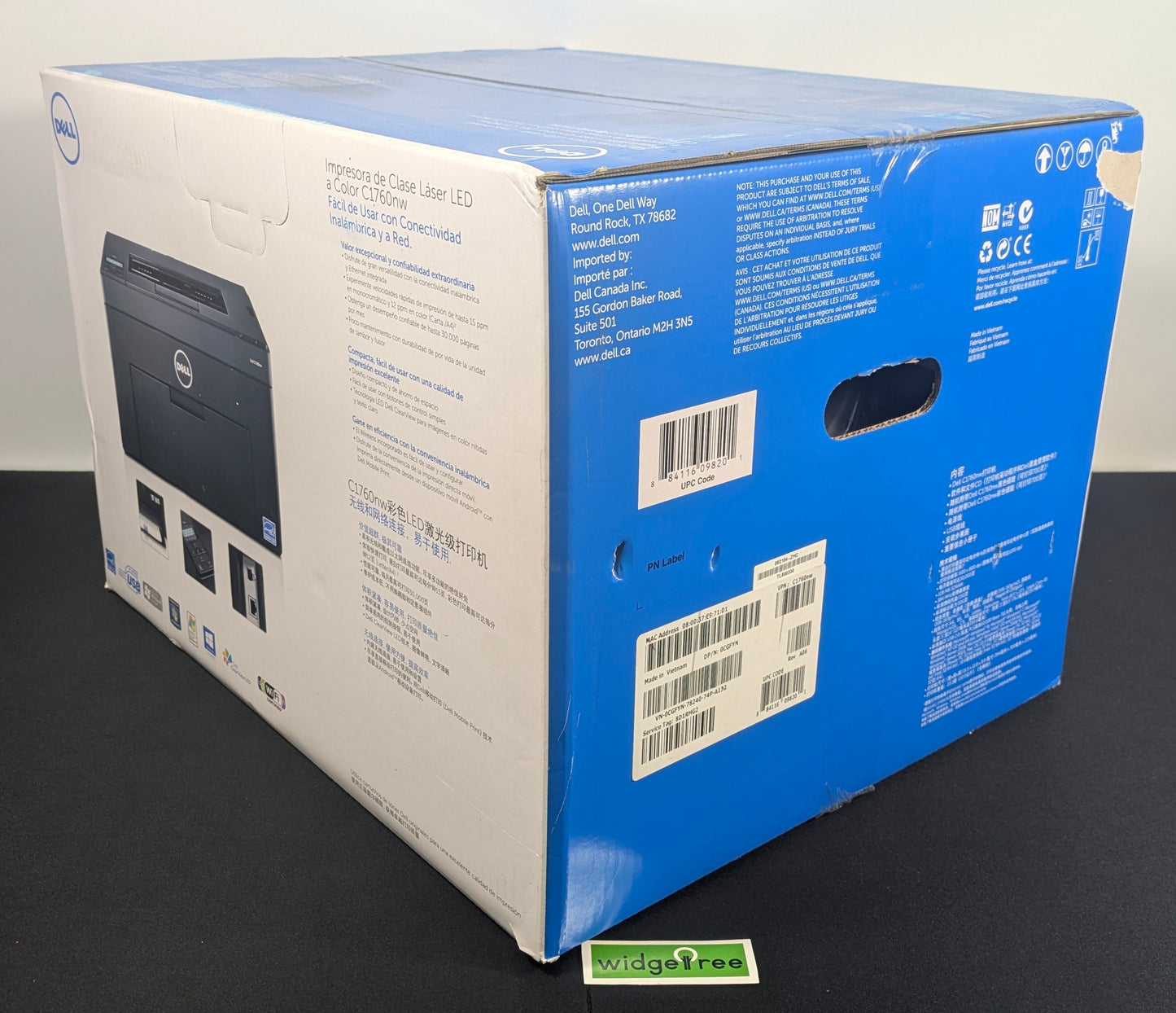 Dell C1760nw Color LED Laser-Class Printer - 0CGFYN /  New