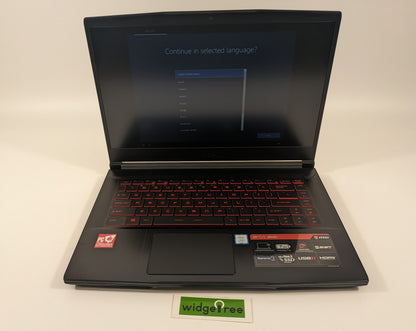 MSI GF63 15.6" i7 8th 16GB 128GB+1TB SSHD Gaming Laptop - GF63 8RD-066US /  Used