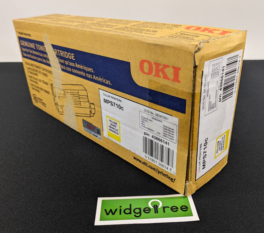 OKI - C12 Yellow Toner Cartridge - 43866141 /  New