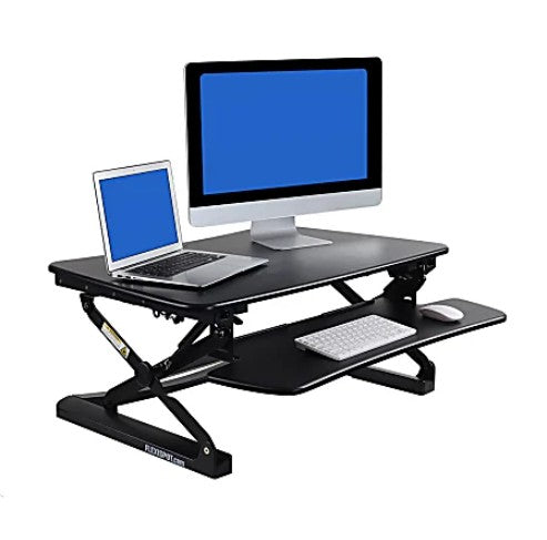 Flexispot M2 35" Sit/Stand Computer Desk Riser - M2B-E-US-BLACK /  New