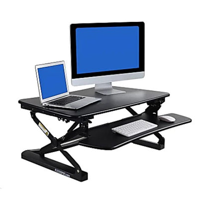 Flexispot M2 35" Sit/Stand Computer Desk Riser - M2B-E-US-BLACK /  New