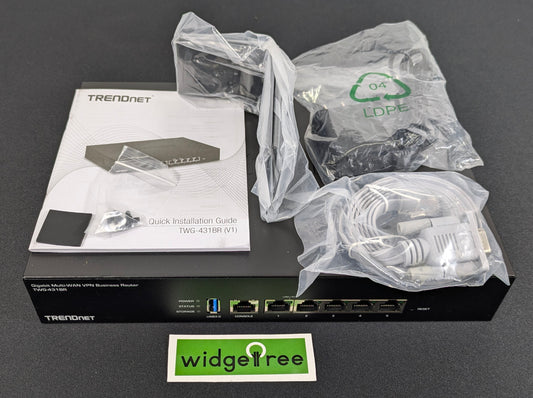 TRENDnet Gigabit Multi-WAN VPN Business Router - TWG-431BR /  Reconditioned