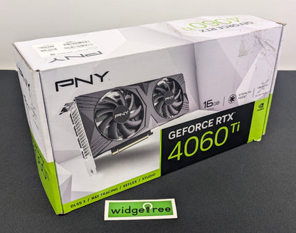 PNY NVIDIA GeForce RTX 4060 Ti 16GB GDDR6 Graphics Card - VCG4060T16DFXPB1 /  New