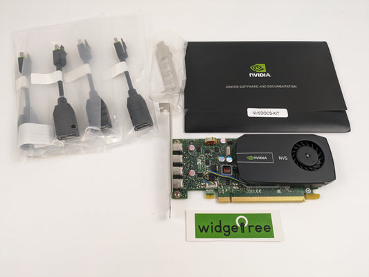 NVIDIA PNY Quadro 2GB DDR3 SDRAM Graphic Card - VCNVS510DP-PB /  Used