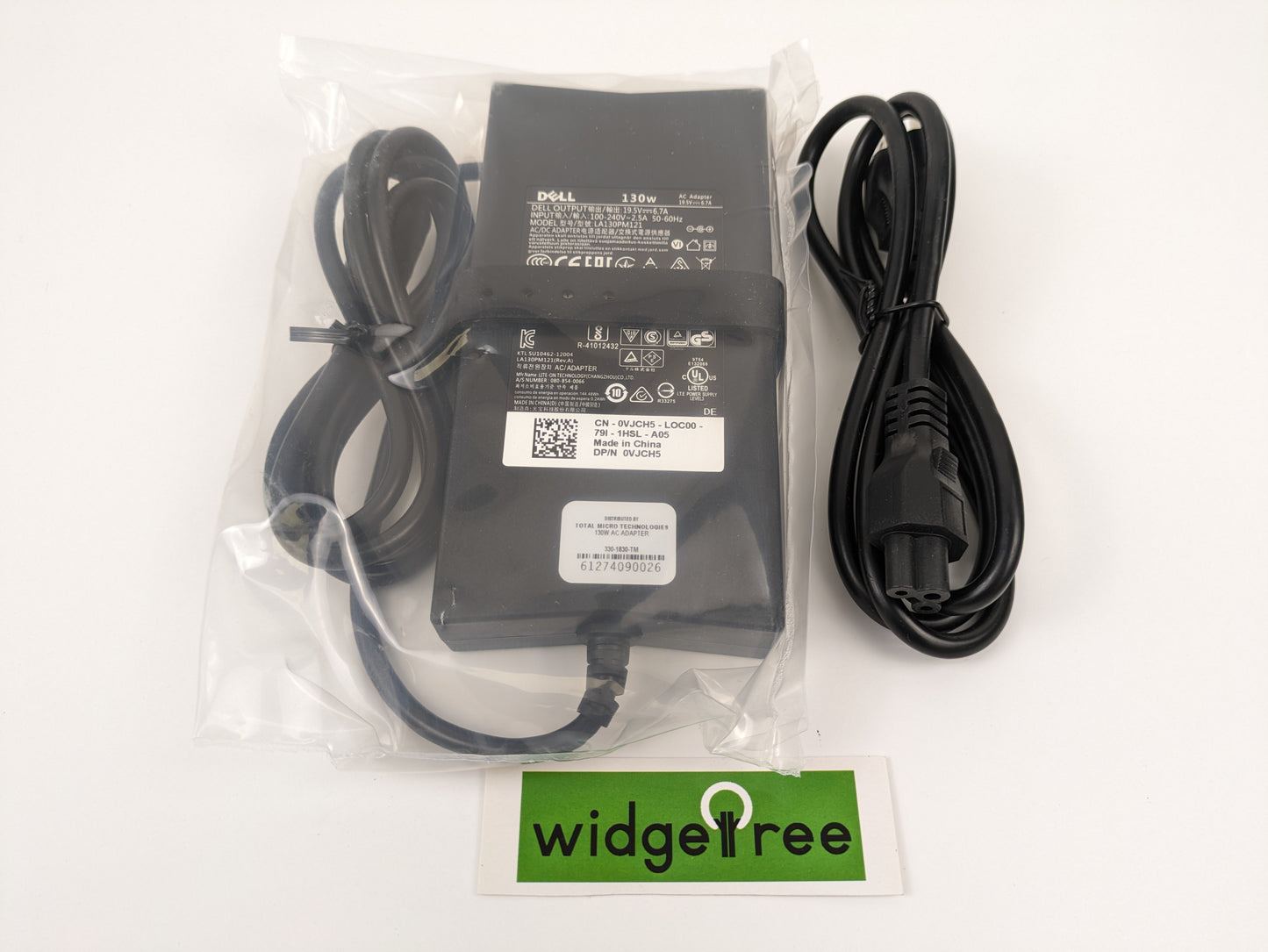 Total Micro 130W Dell Micro AC Adapter - 330-1830-TM /  Used