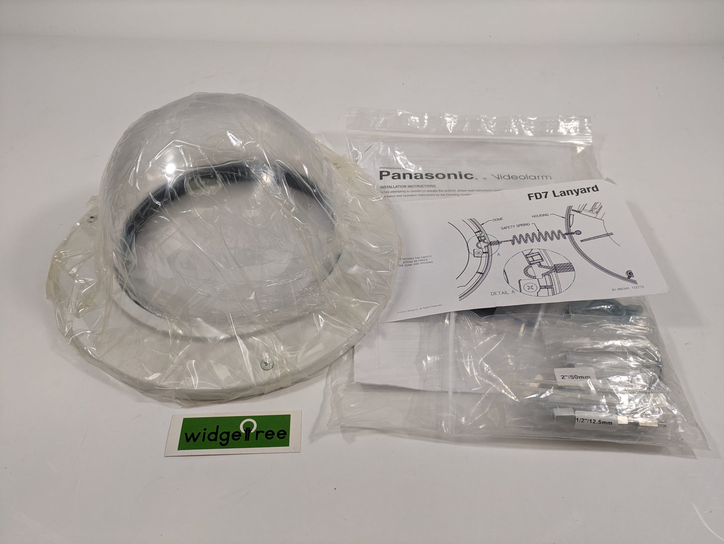 Panasonic 7" Indoor Ceiling Recessed Clear Dome Housing - PIDV7CN /  Used