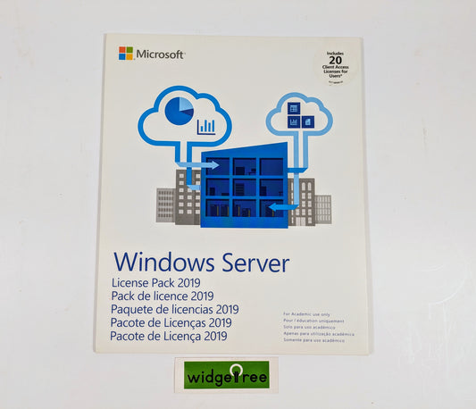 Microsoft Windows Server 2019 Academic License 20pk - R18-05881 /  New