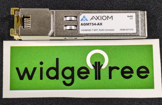Axiom SFP (Mini-GBIC) Gigabit Ethernet Transceiver Module - AGM734-AX Used