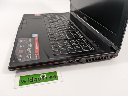 MSI GF63 Leopard 15.6" i7 8th 8GB 1128GB+1TB HDD Laptop - GP63 Leopard 8RD-041US /  Used