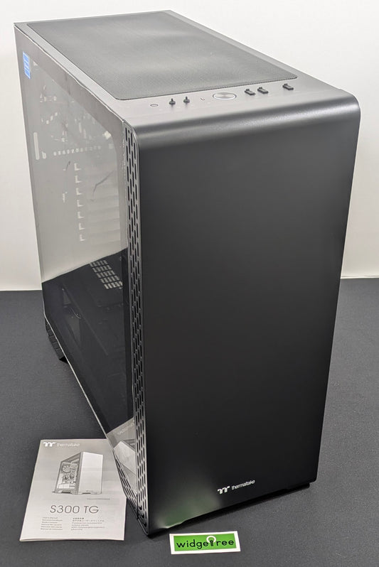 Thermaltake S300 TG Mid-Tower Tempered Glass Edition PC Case - CA-1P5-00M1WN-00 /  Used