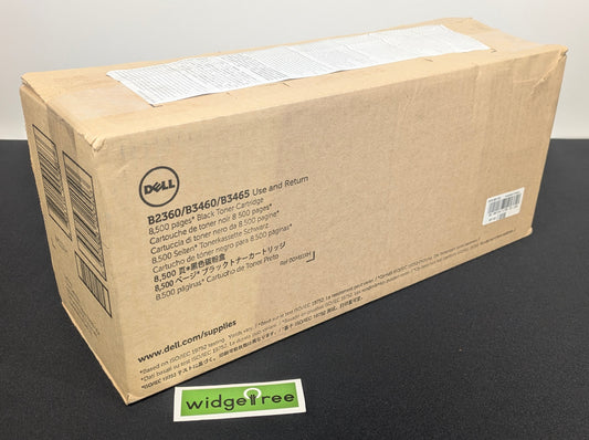 Dell B2360/3460/B3465 Black Toner Cartridge - M11XH /  New