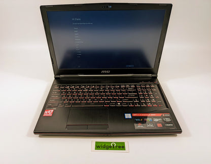 MSI GF63 Leopard 15.6" i7 8th 8GB 1128GB+1TB HDD Laptop - GP63 Leopard 8RD-041US /  Used