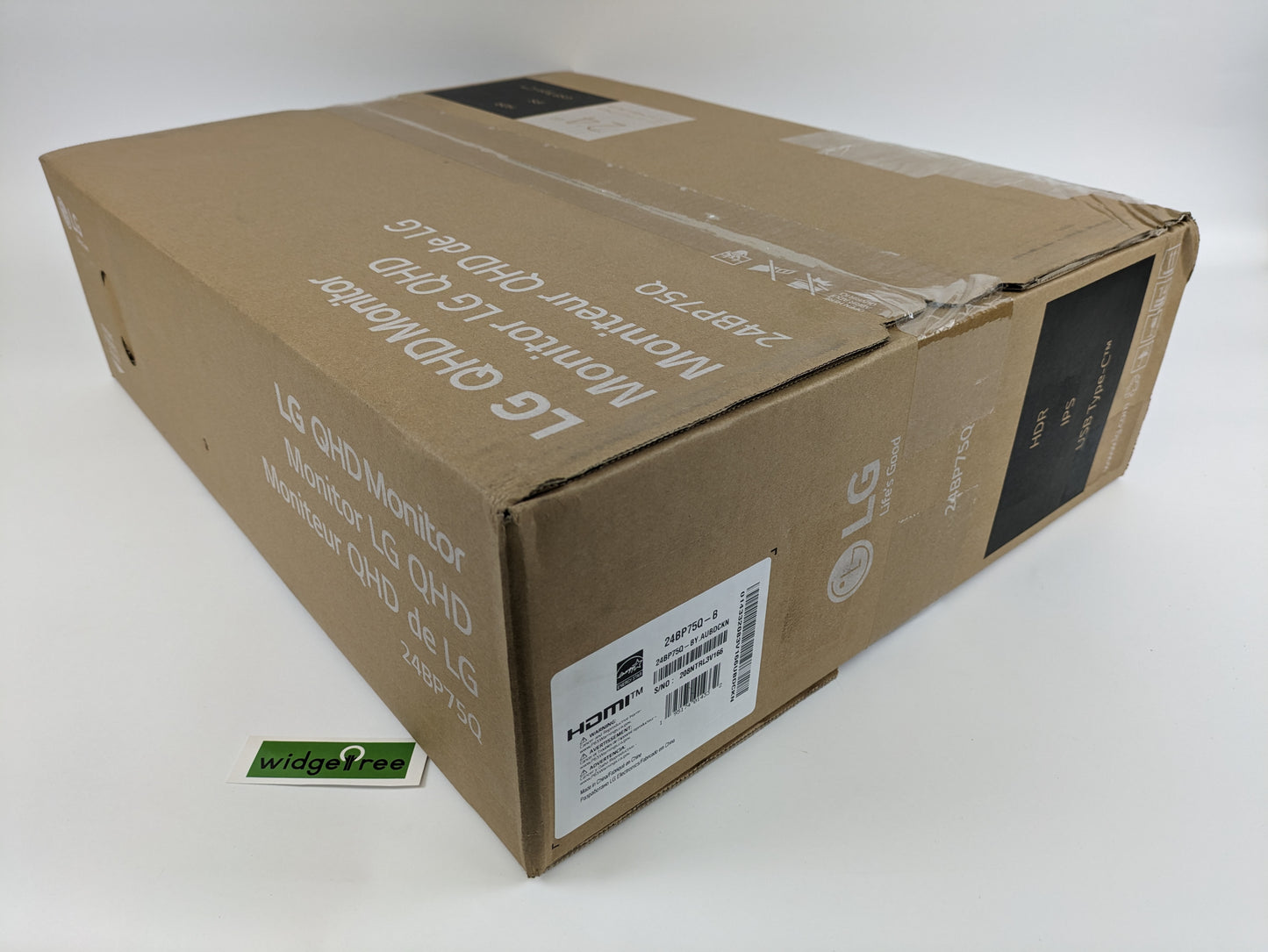 LG 24" QHD HDR IPS LED Monitor - 24BP75Q-B New