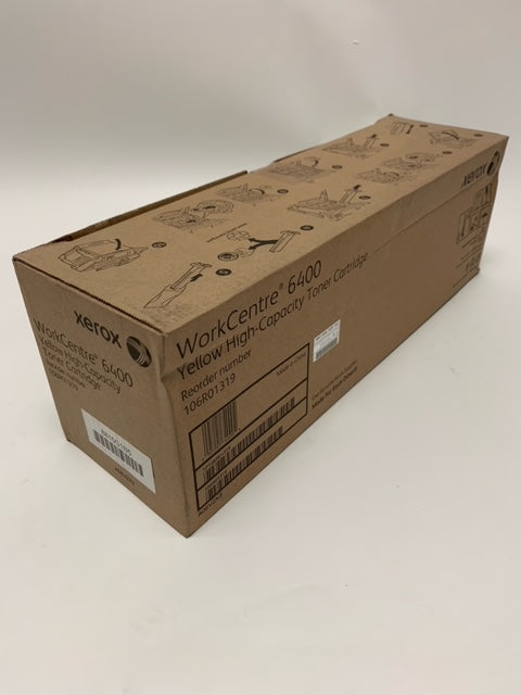 Xerox WorkCentre 6400 Yellow Toner Cartridge - 106R01319 /  New