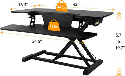 FlexiSpot M2 Height-Adjustable Standing Desk Riser - M2B 239.99